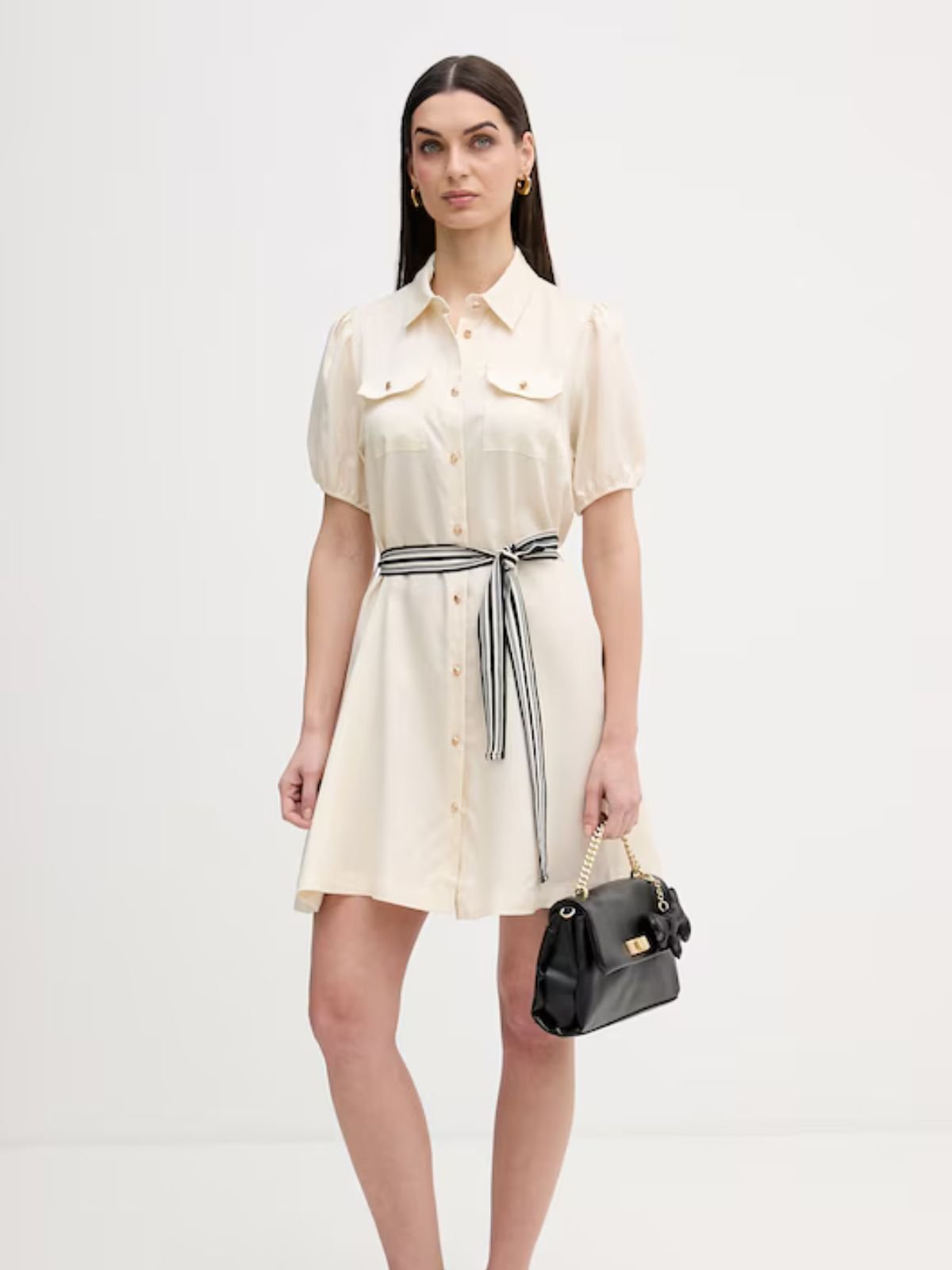Abito Chiemisier con cintura Donna - Gaudì Jeans - World Fashion