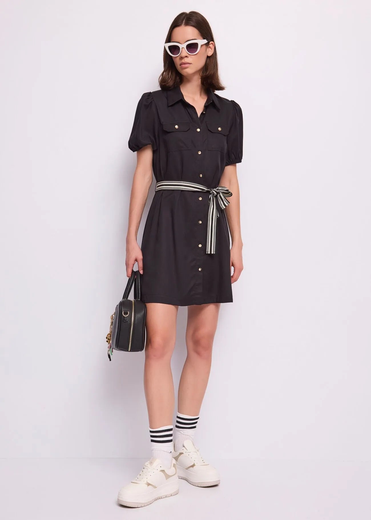 Abito Chiemisier con cintura Donna - Gaudì Jeans - World Fashion