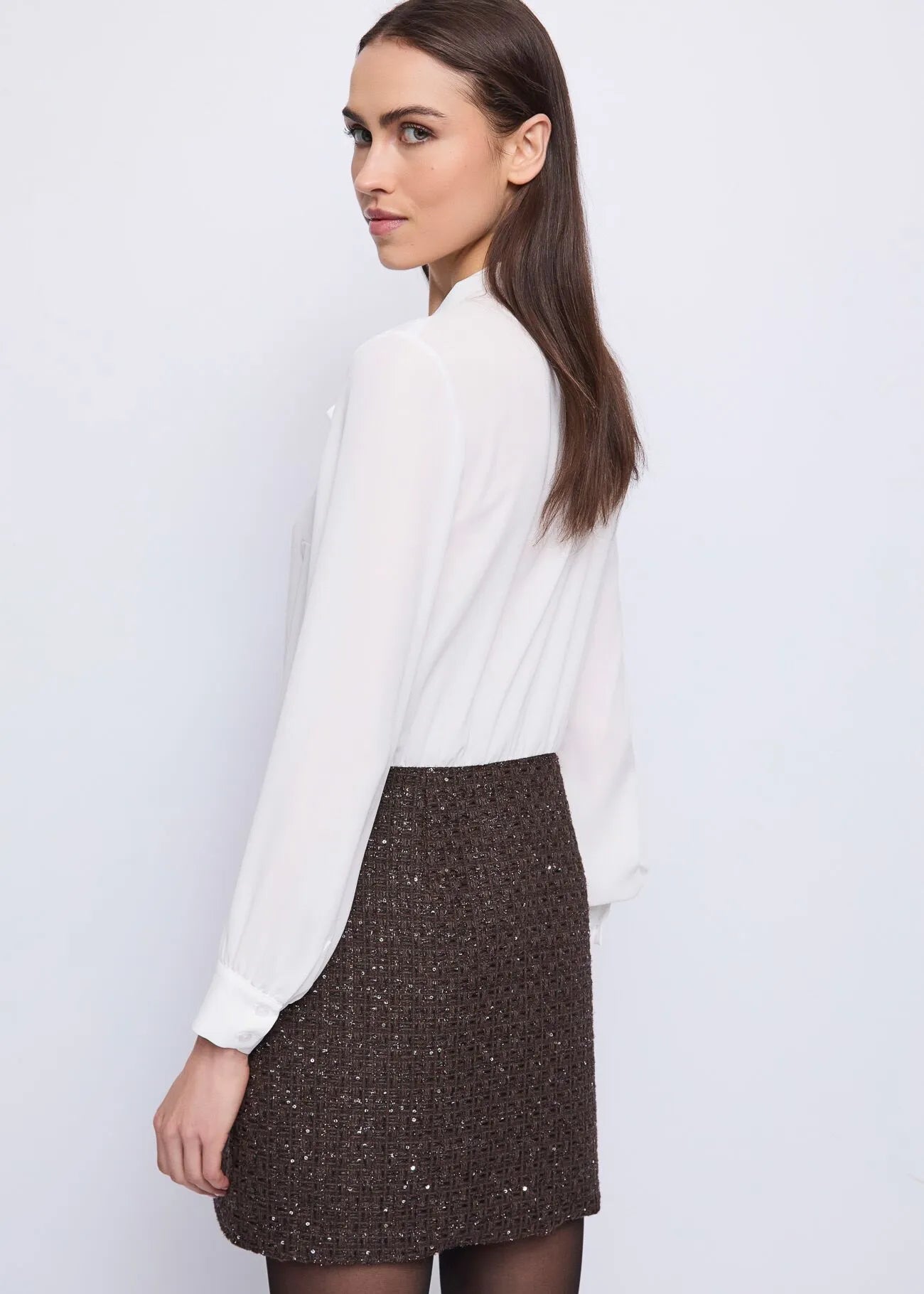 Abito con collo a foulard Donna - GAUDI FASHION - 521FD15006 - World Fashion