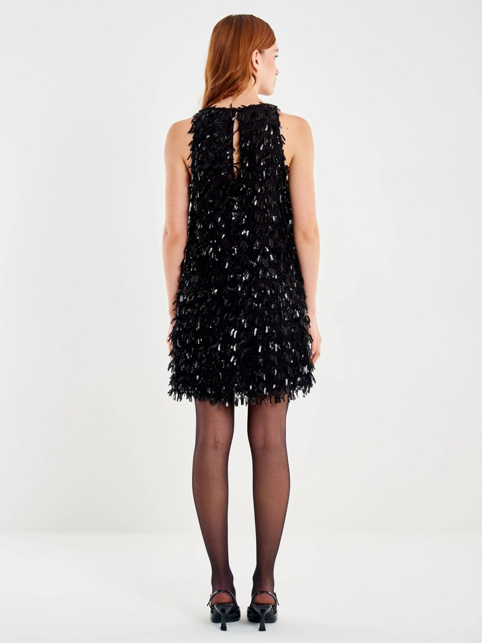 Abito Corto Tulle e Paillettes - VICOLO - TF1151 - World Fashion