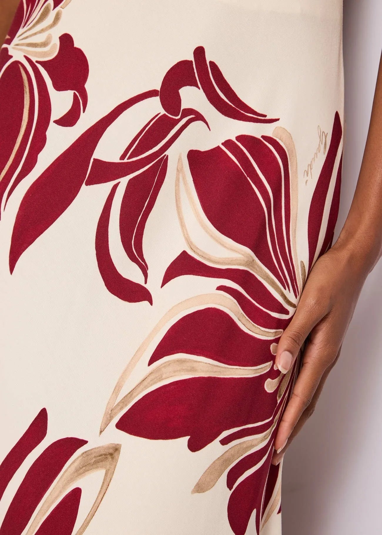 Abito da donna in twill con stampa floreale Donna - Gaudì Fashion - World Fashion