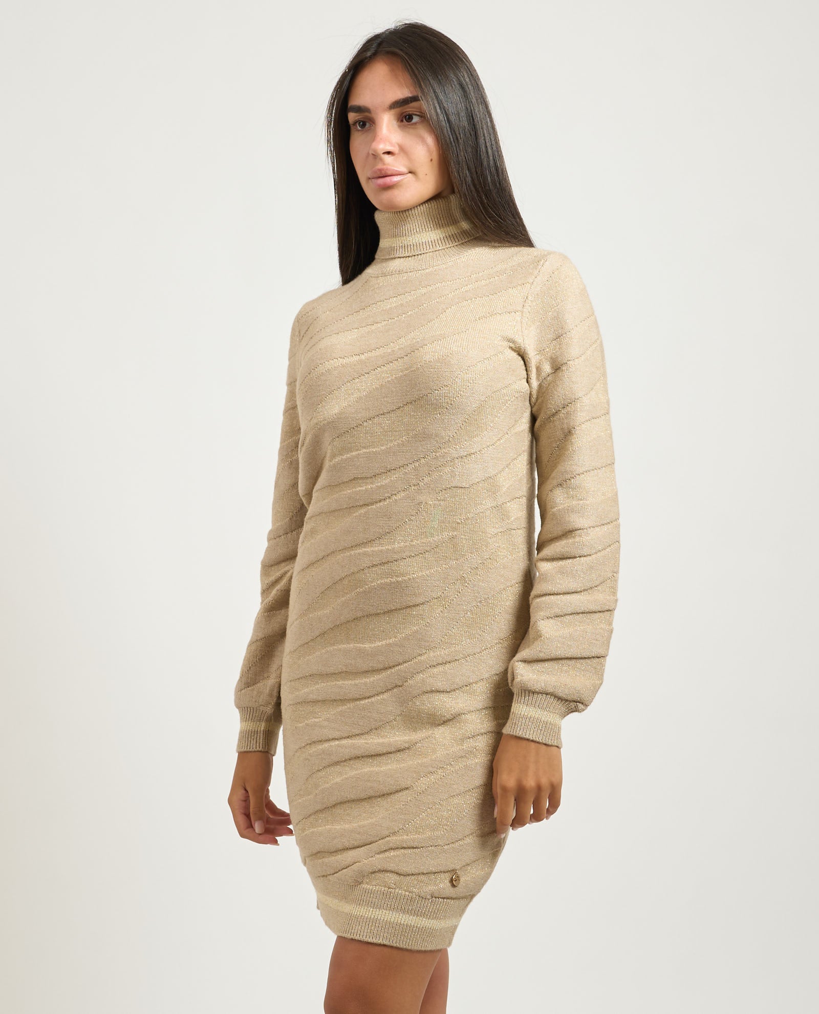 Abito Donna In Maglia, Dolcevita Donna - Yes Zee - World Fashion