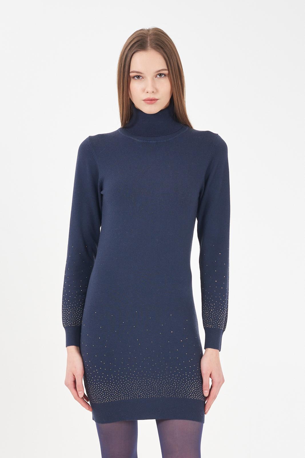 Abito Donna In Maglia, Dolcevita Donna - Yes Zee - World Fashion