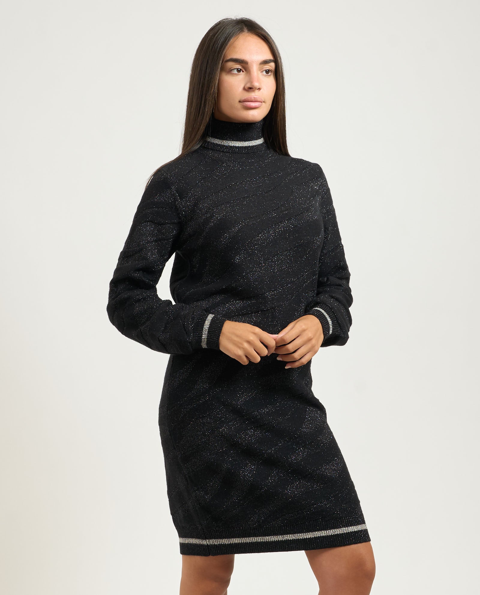 Abito Donna In Maglia, Dolcevita Donna - Yes Zee - World Fashion