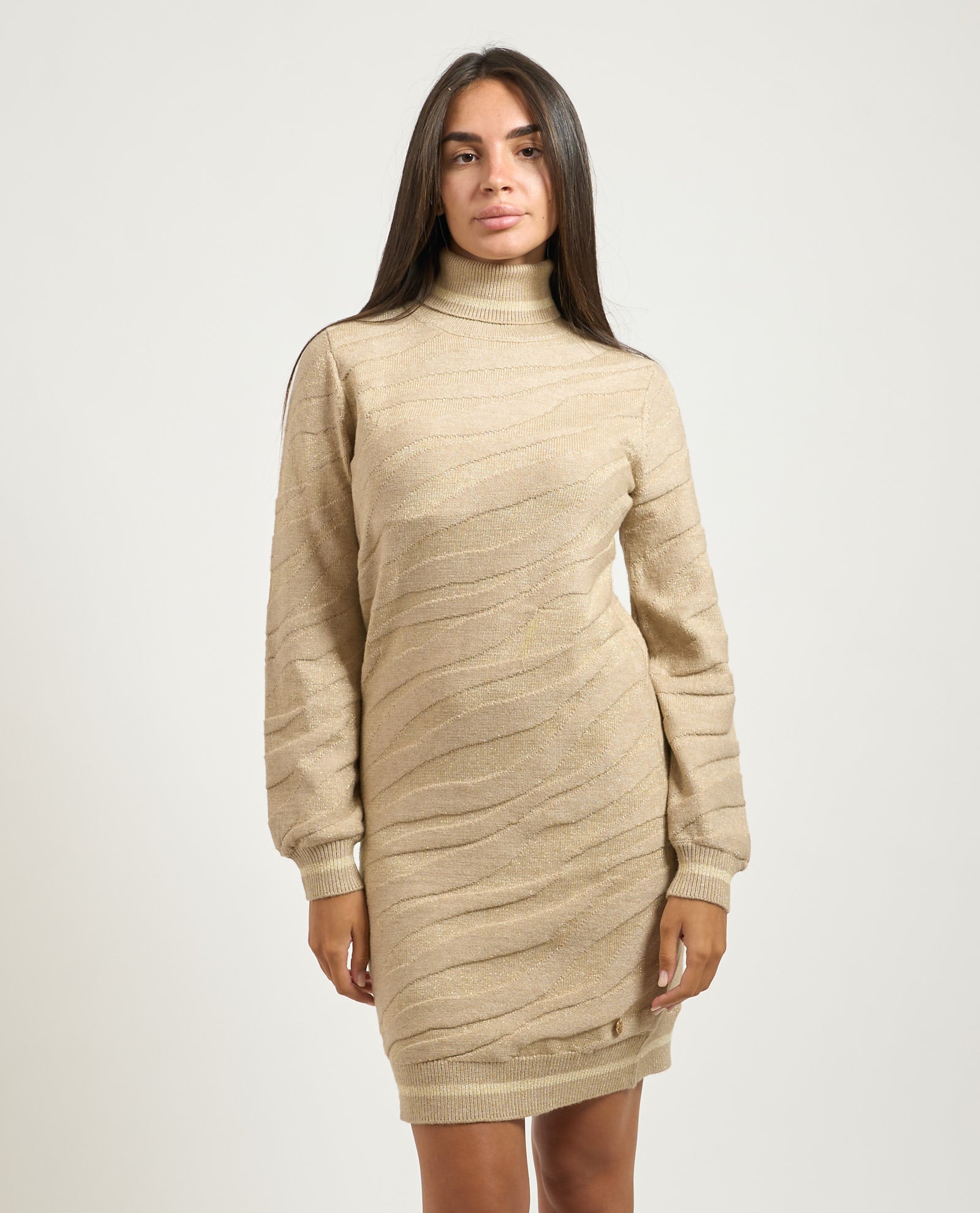 Abito Donna In Maglia, Dolcevita Donna - Yes Zee - World Fashion