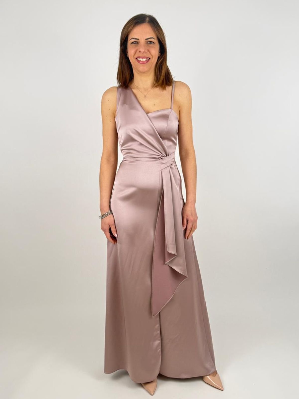 Abito lungo con drappeggio Donna - Rinascimento - World Fashion