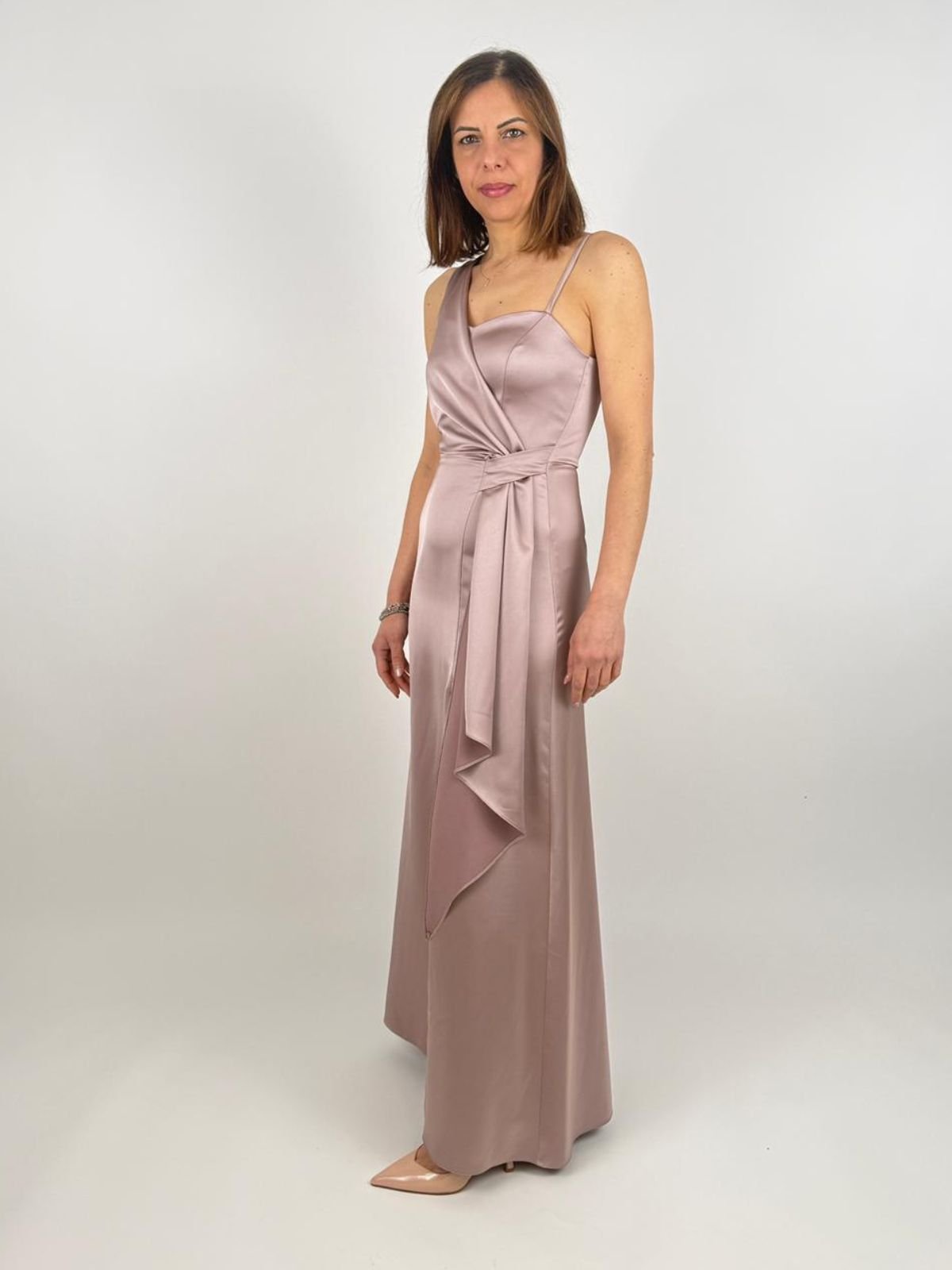 Abito lungo con drappeggio Donna - Rinascimento - World Fashion