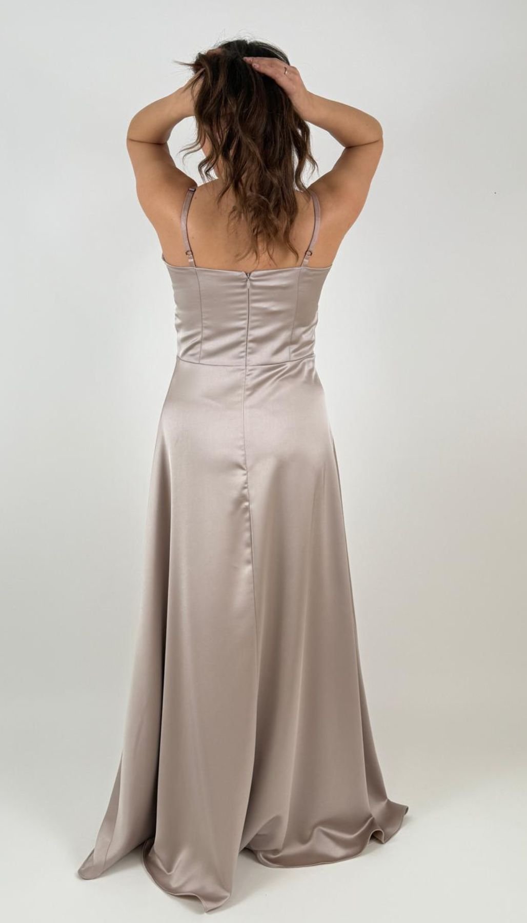 Abito Lungo Con Inserto In Tulle Donna - Rinascimento - World Fashion