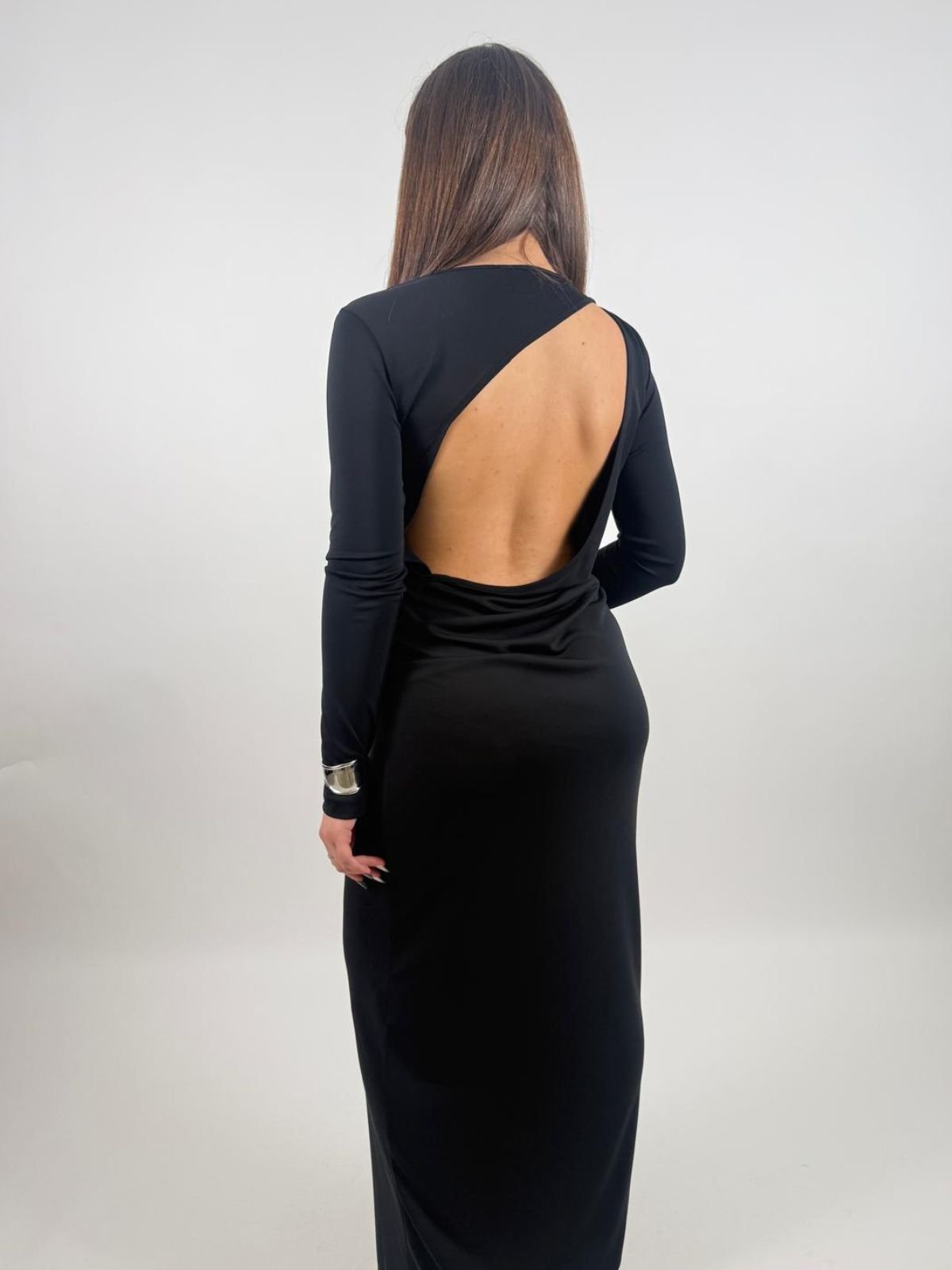 Abito lungo con scollatura dietro Donna - Imperial - World Fashion