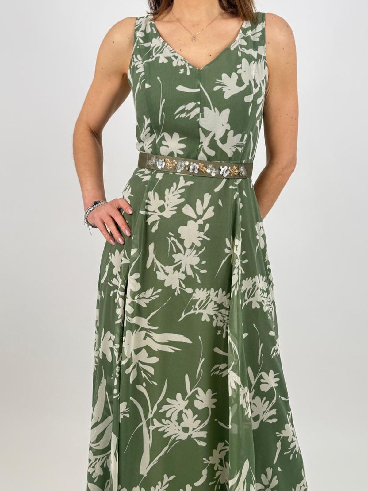 Abito Lungo Floreale Donna - PennyBlack - World Fashion