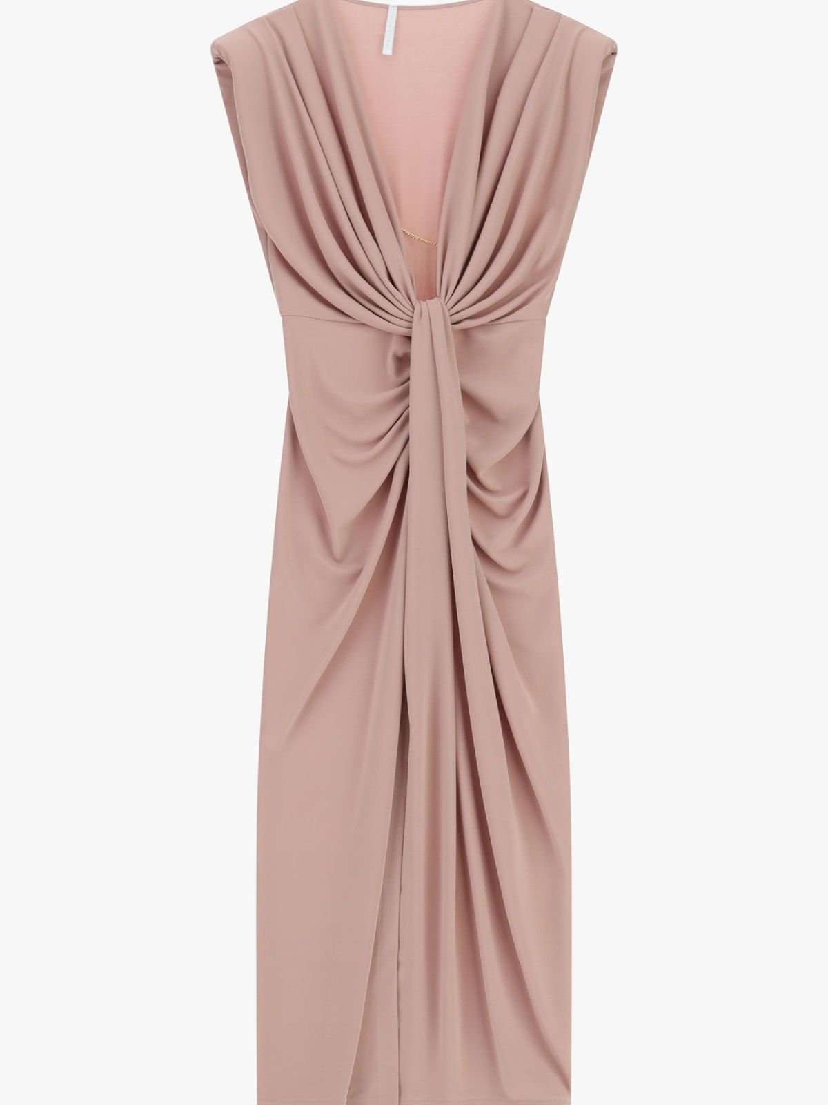Abito lungo scollo profondo e arricciatura centrale Donna - Imperial - World Fashion