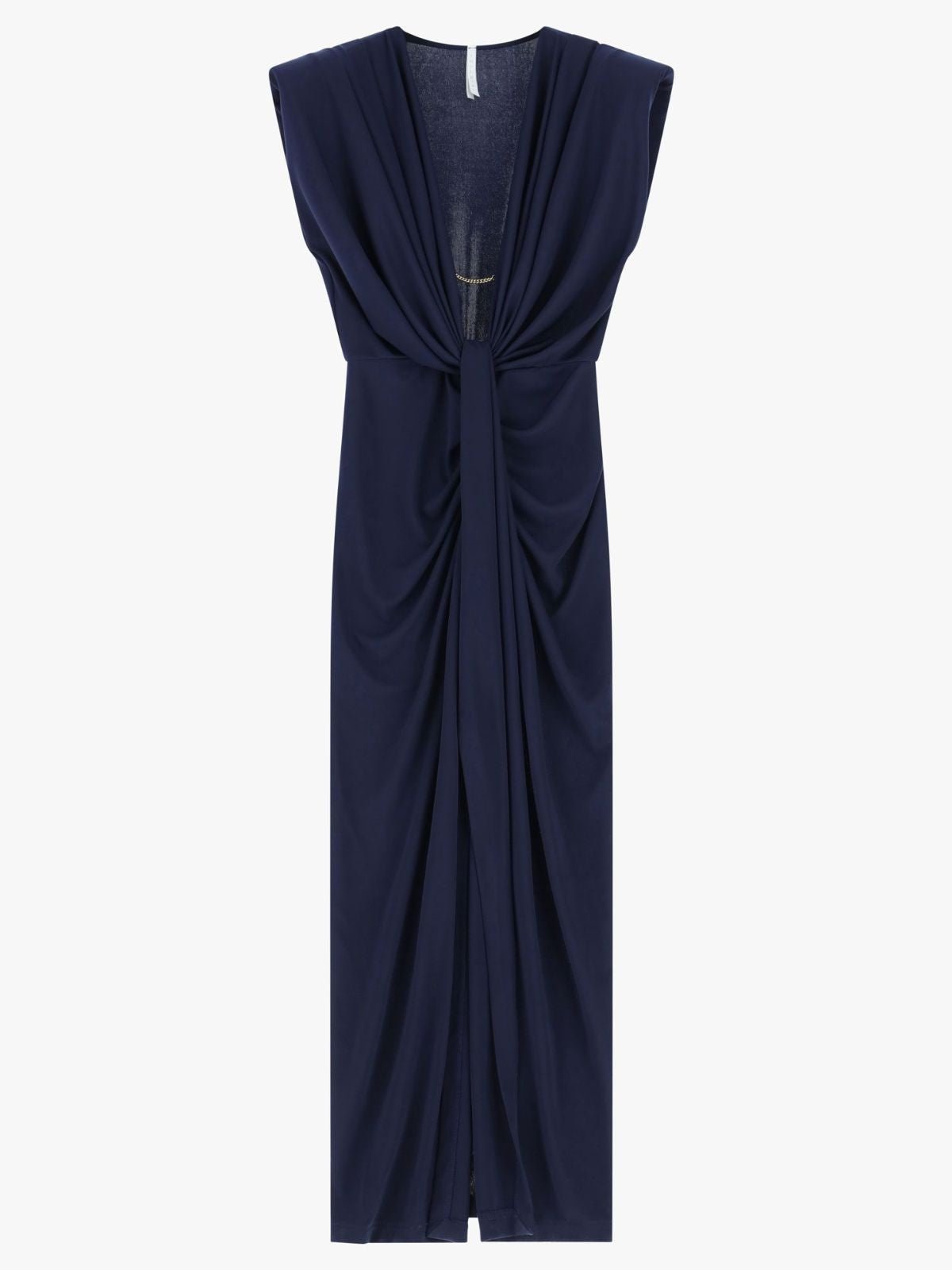 Abito lungo scollo profondo e arricciatura centrale Donna - Imperial - World Fashion