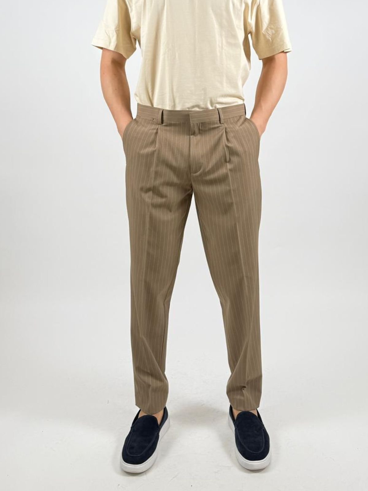 Abito Monopetto Poliv Gessato Uomo - Markup - World Fashion