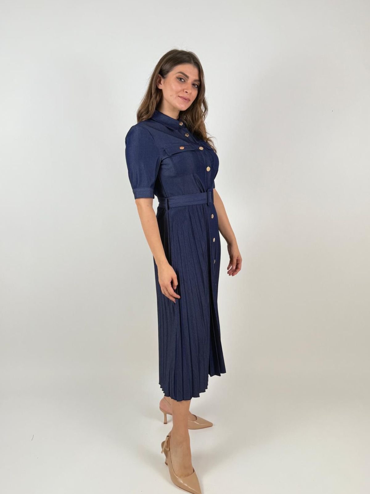 Abito regular modello chemisier midi Donna - Fracomina - World Fashion