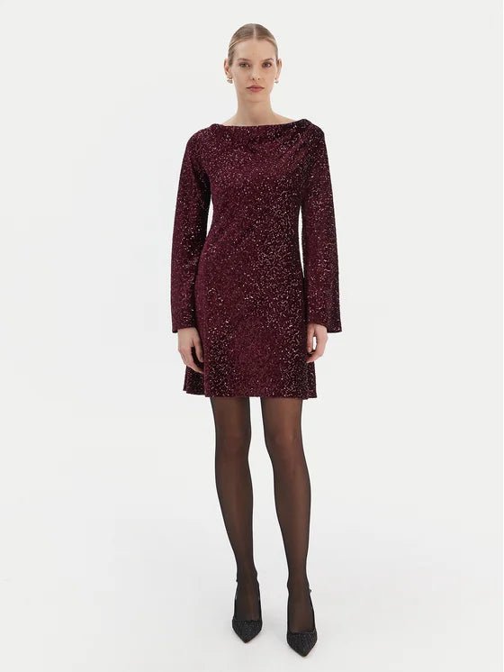 Abito velluto con paillettes Donna - RINASCIMENTO - CFC0126781003 - World Fashion