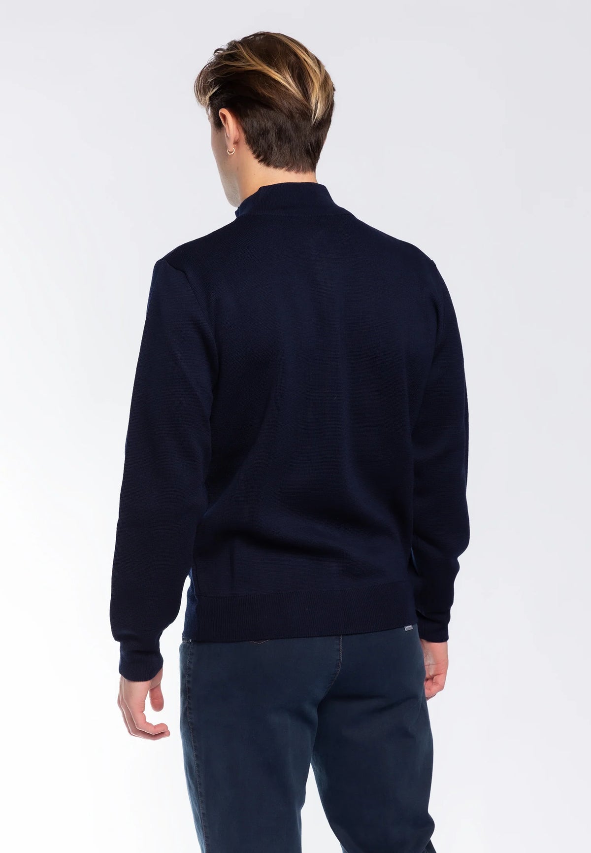 Sporting Mare - Maglia cardigan zip - Uomo