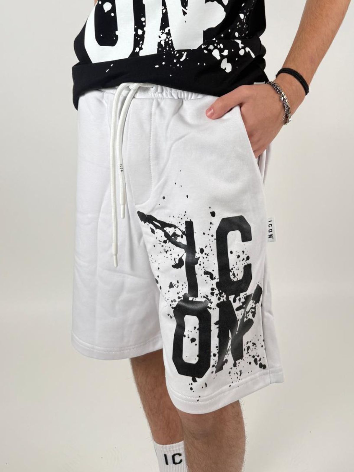 Bermuda C/Logo New Splash Uomo - Icon - World Fashion