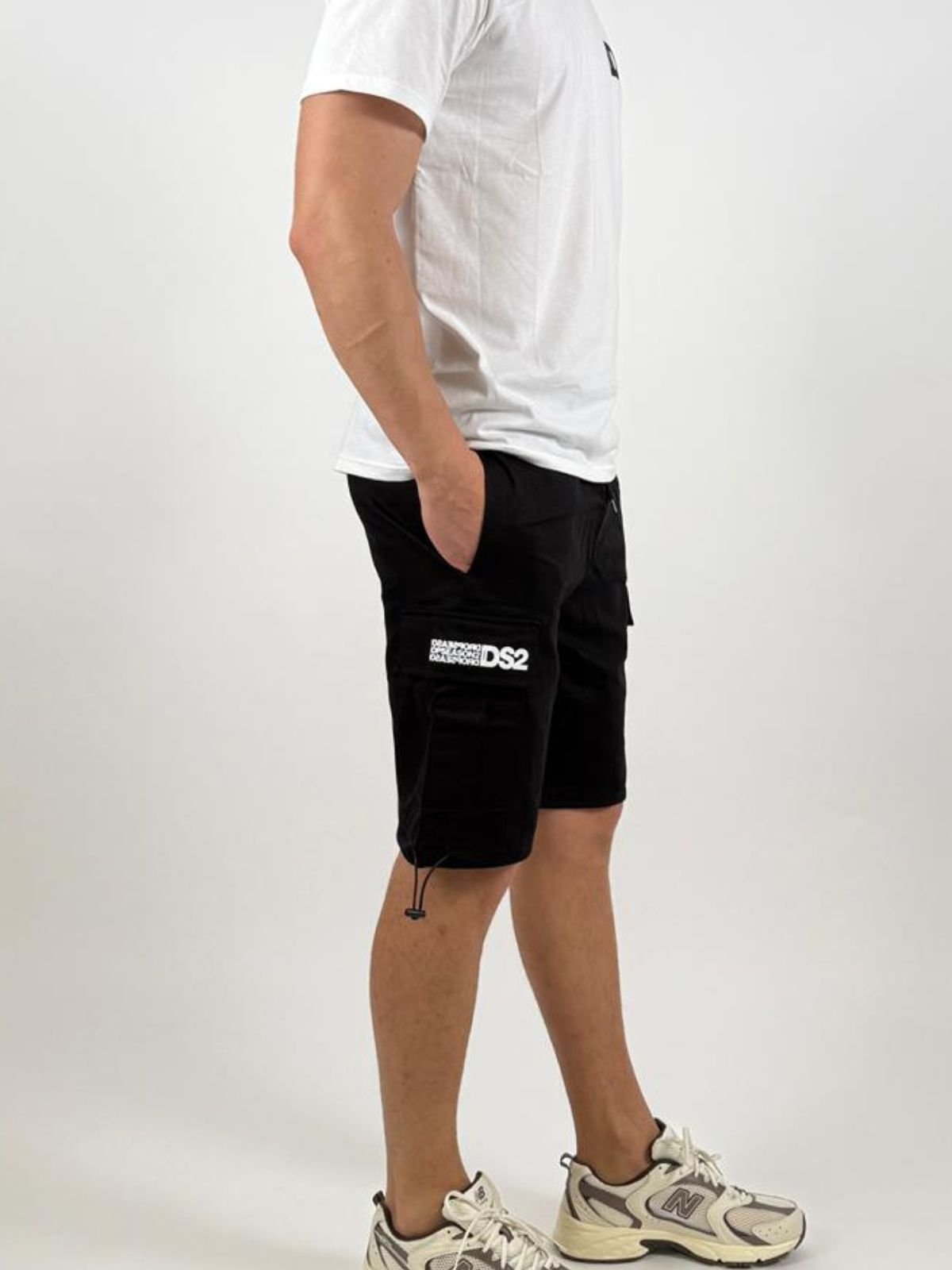 Bermuda in misto cotone con tasconi Uomo - Ds2 - World Fashion