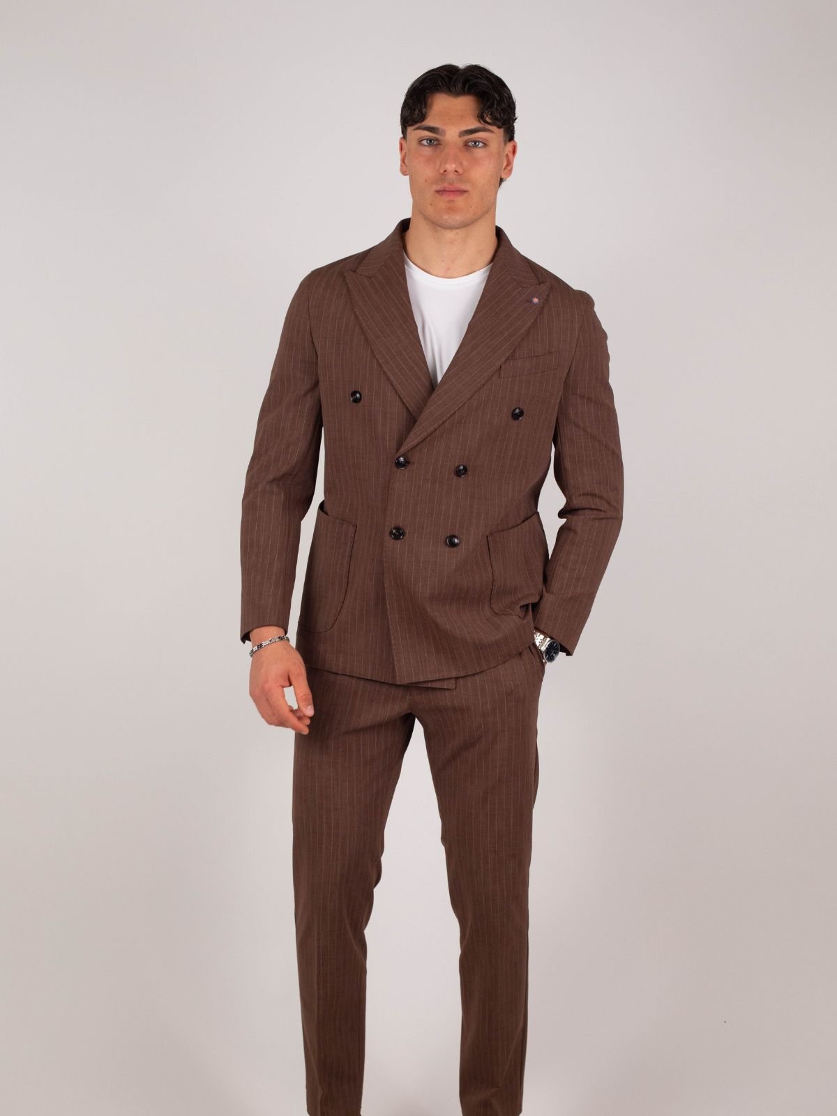 Bharnaba - Abito D/7 Doppiopetto - Uomo - World Fashion