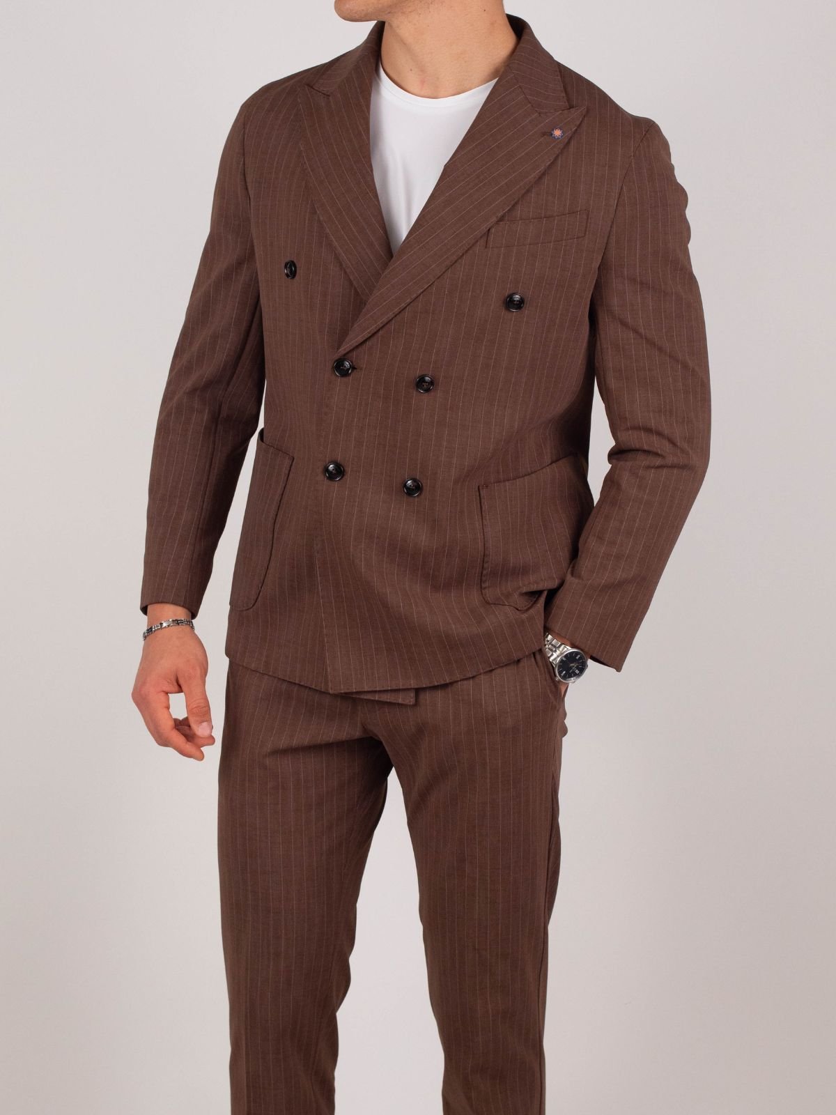 Bharnaba - Abito D/7 Doppiopetto - Uomo - World Fashion