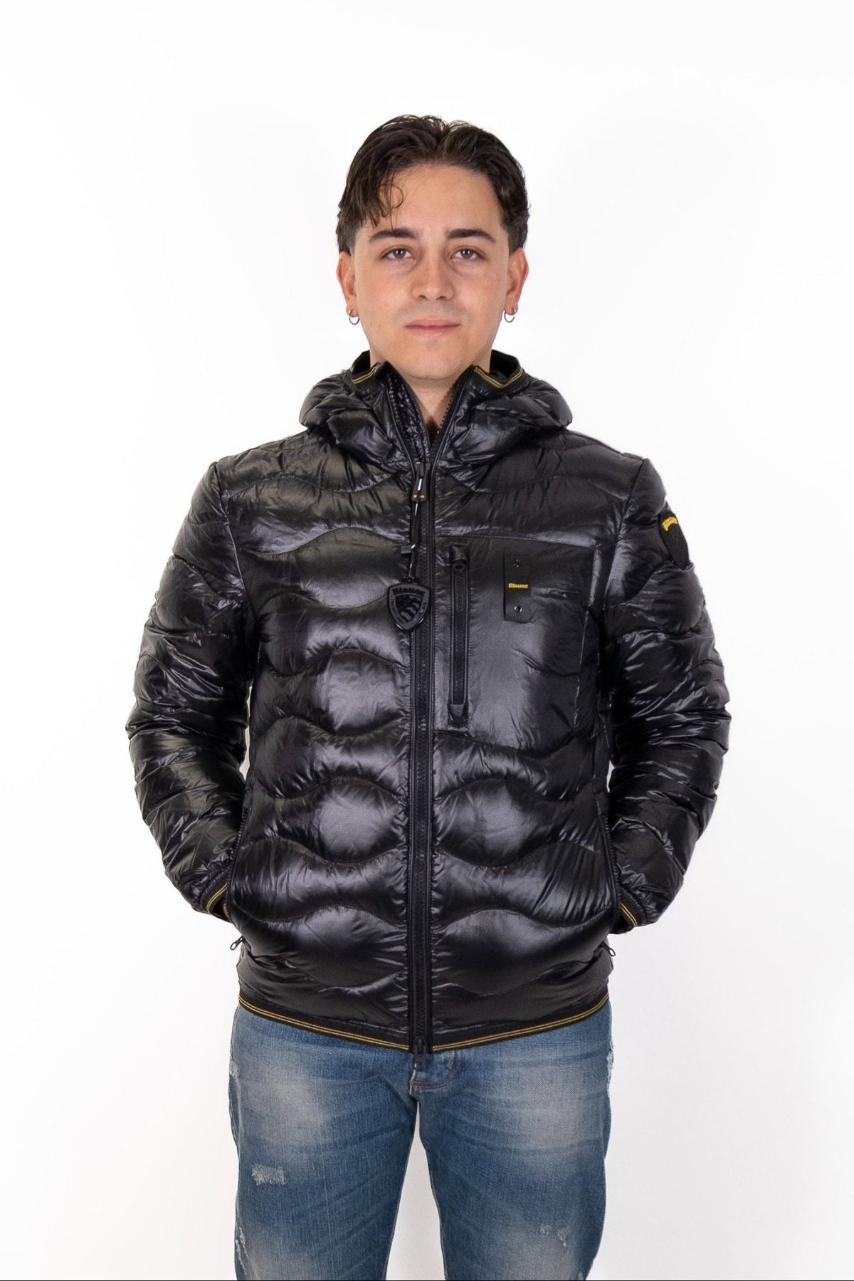 Blauer - Giubbino corto imbottitura piuma Wave - Uomo - World Fashion