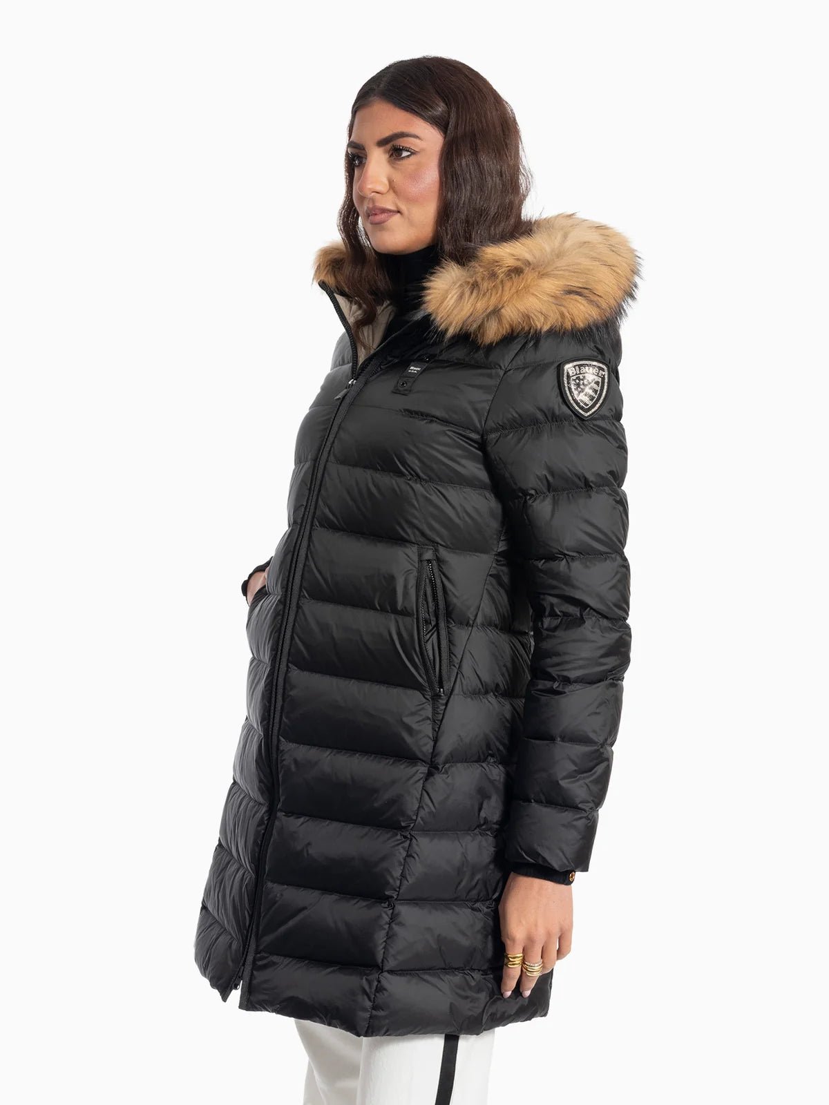 Blauer - GIUBBINO LUNGO CON PELO - Donna - World Fashion