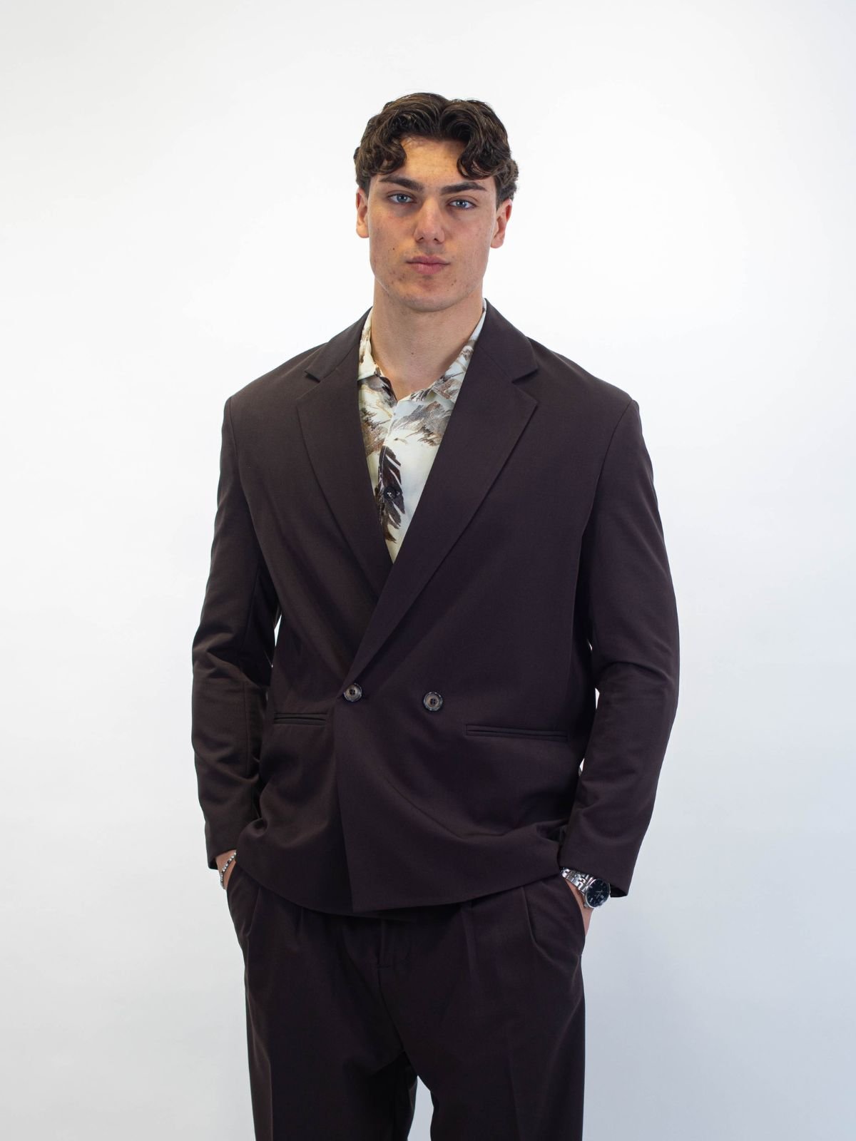 Blazer doppiopetto regular - fit tasche a filetto Uomo - Imperial - World Fashion