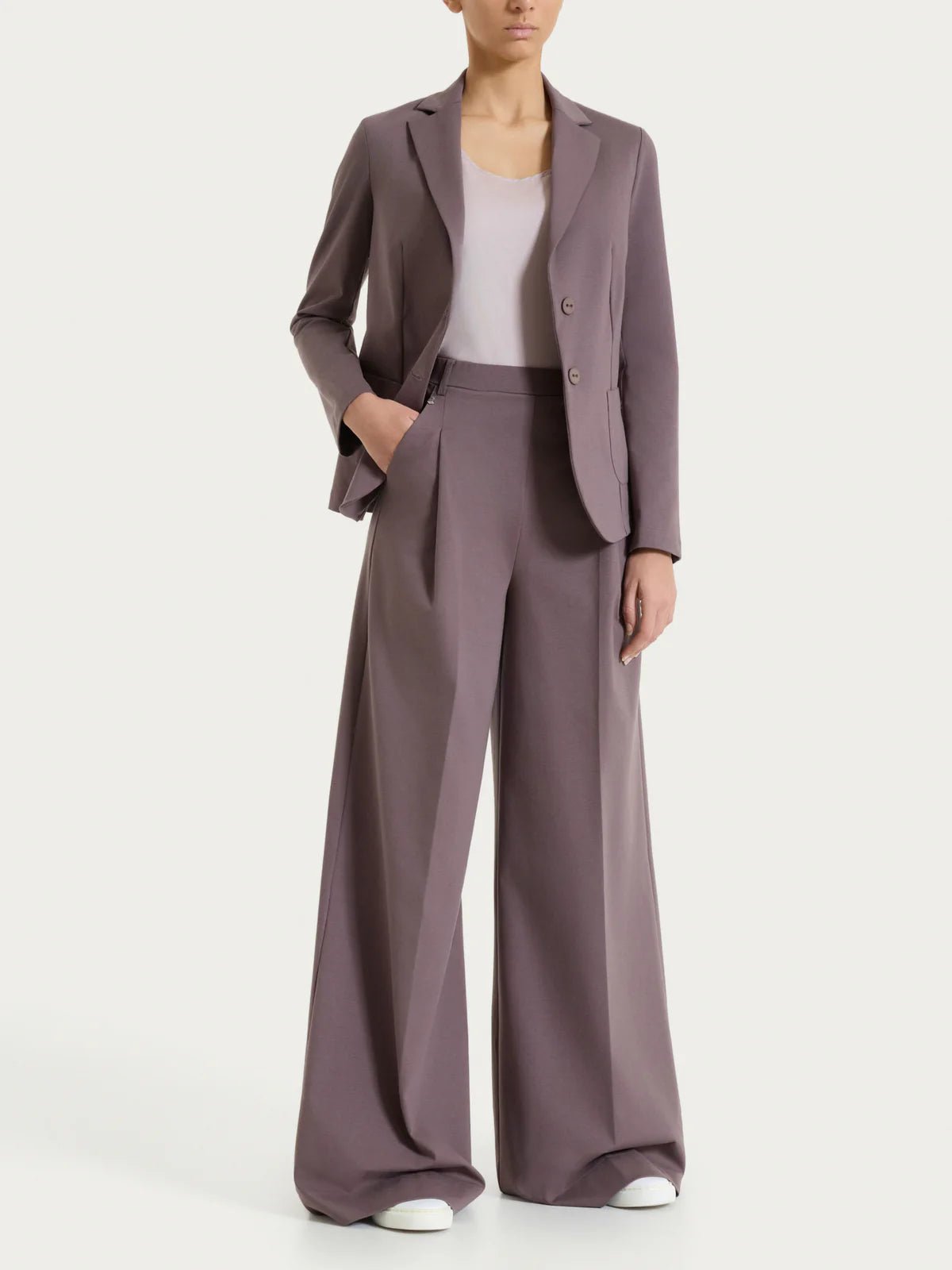 Blazer due bottoni in Compact Light Donna - Ragno - World Fashion