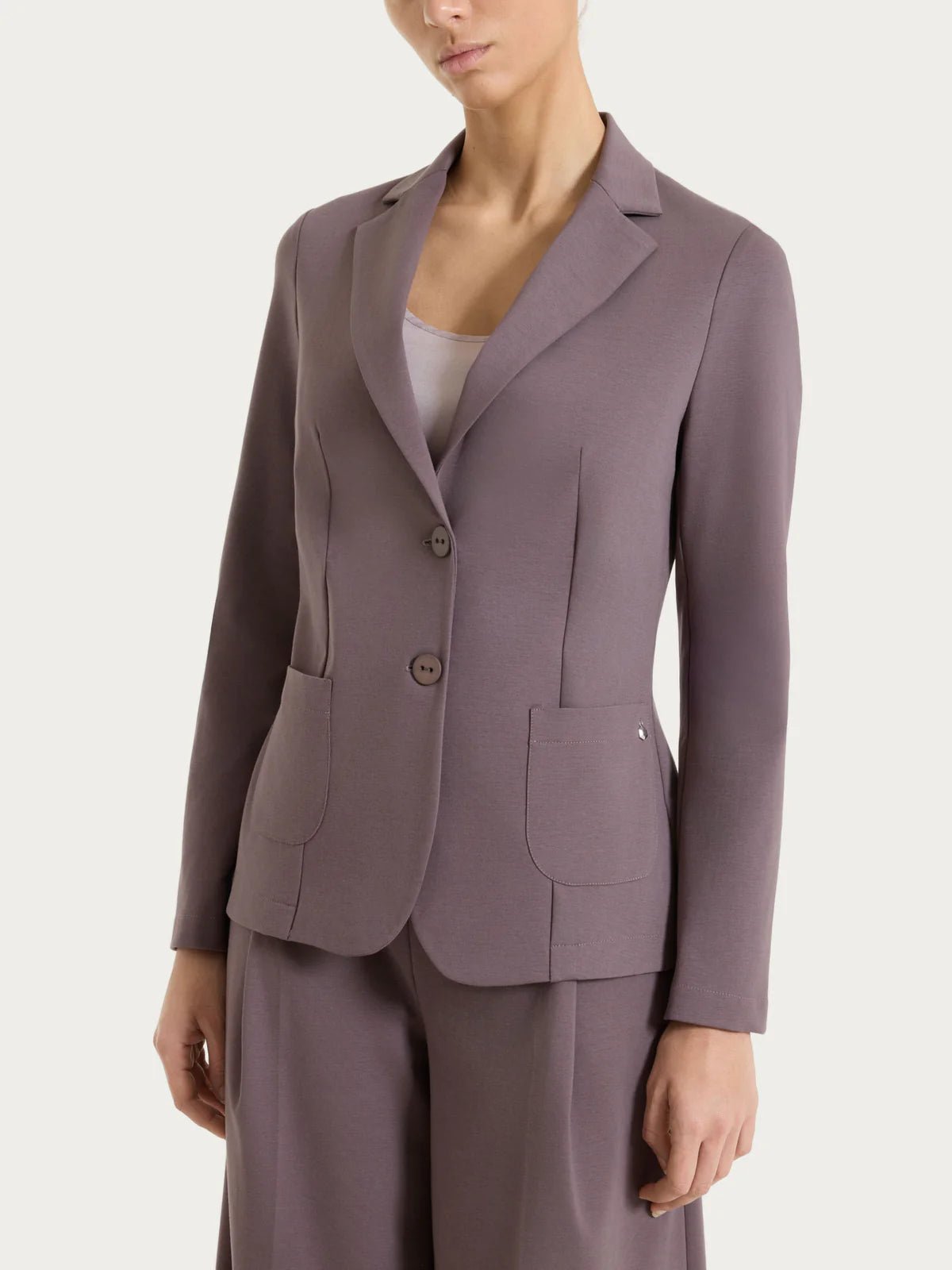 Blazer due bottoni in Compact Light Donna - Ragno - World Fashion