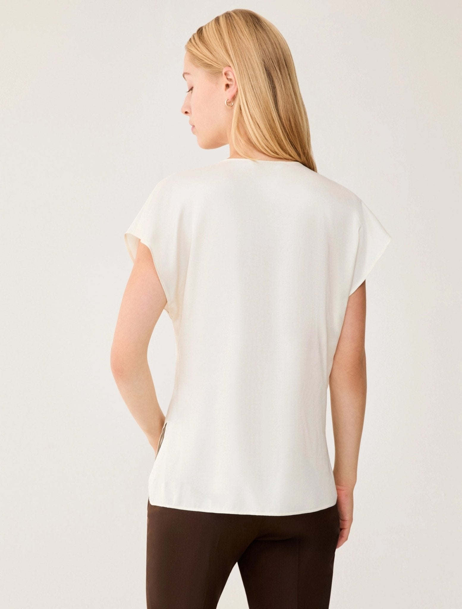 Blusa In Twill Fluido Donna - PennyBlack - World Fashion