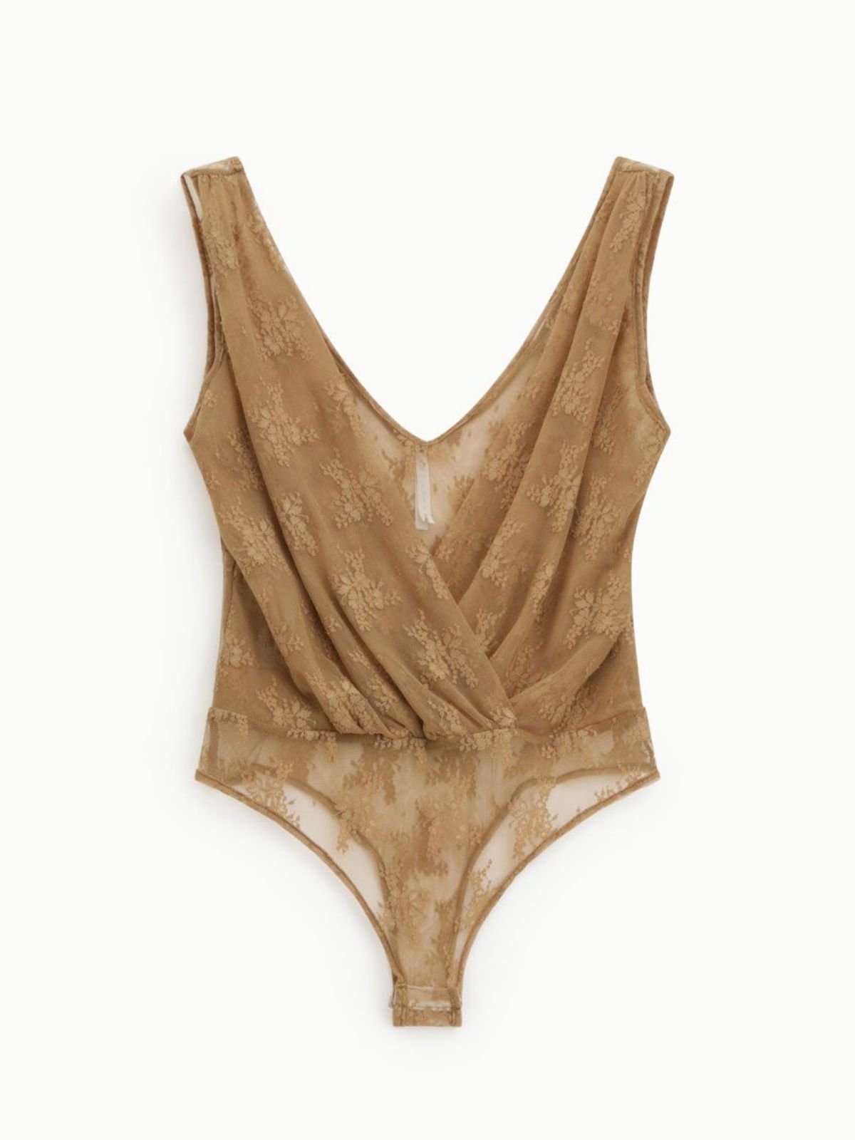 Body incrociato trasparente senza maniche stampa floreale Donna - Imperial - World Fashion