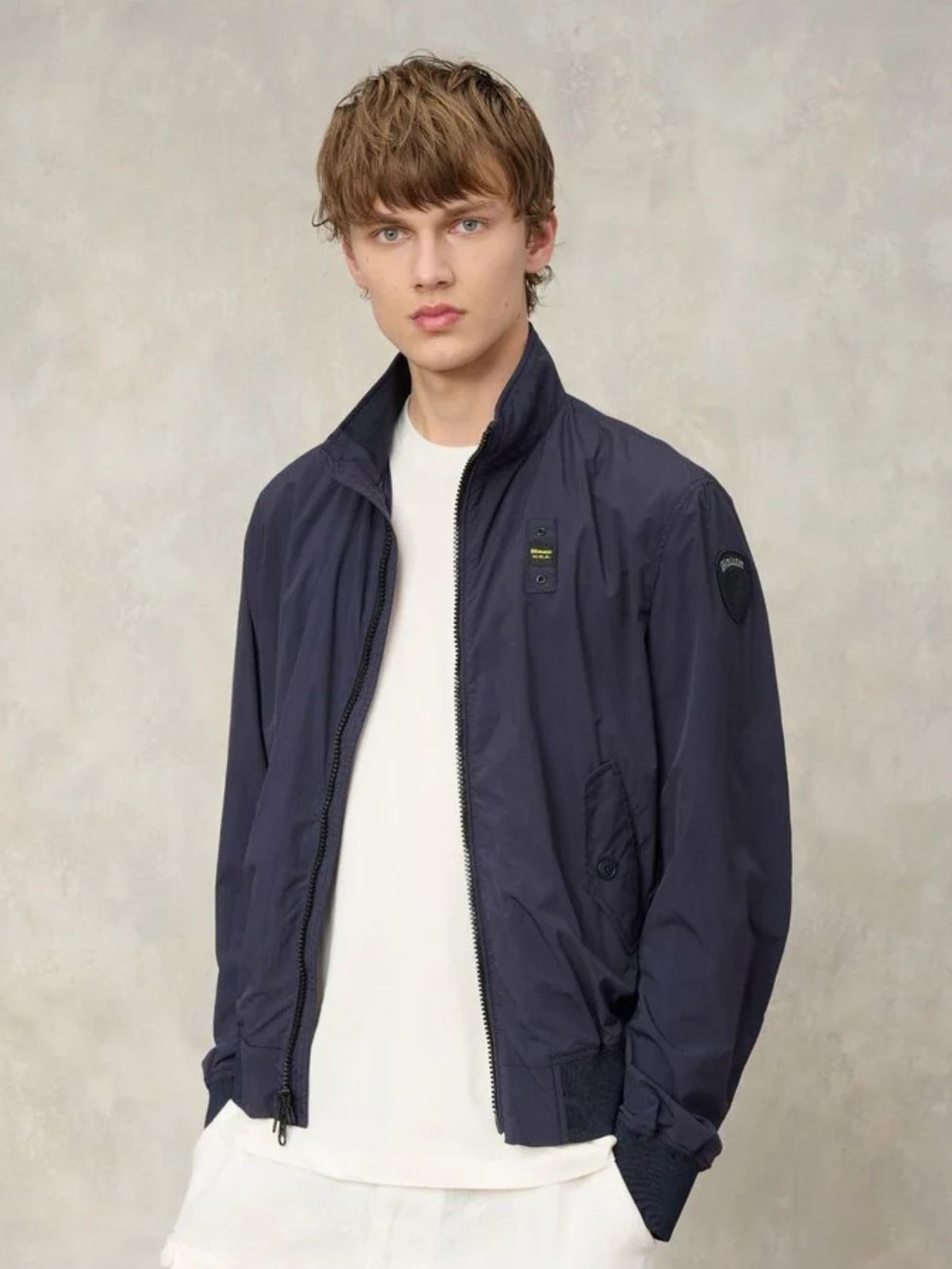 Bomber leggero sfoderato Uomo - Blauer - World Fashion