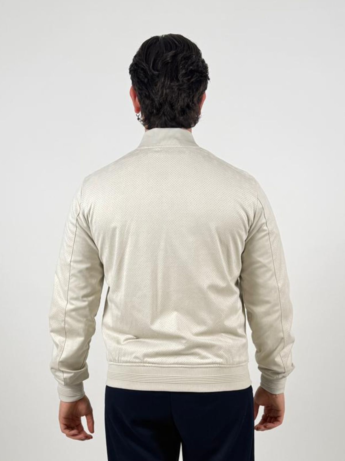 Bomber traforato effetto scamosciato Uomo - Markup - World Fashion