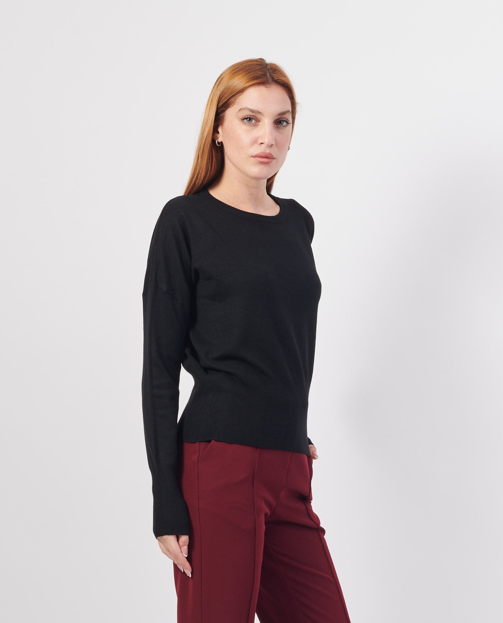 Maglia Donna Con Polsi E Fondo Alto Donna - Yes Zee -