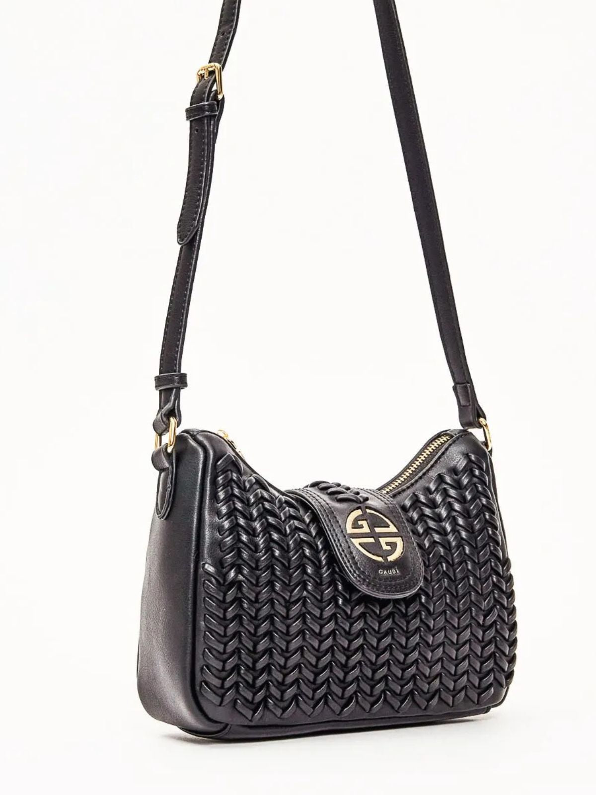 Borsa crossbody in similpelle bottalata Donna - Gaudi Accessori - World Fashion