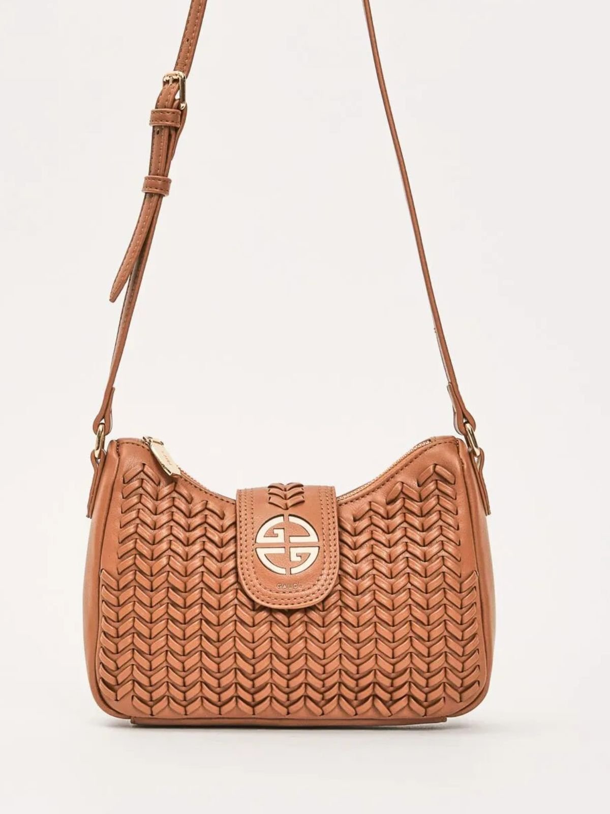 Borsa crossbody in similpelle bottalata Donna - Gaudi Accessori - World Fashion