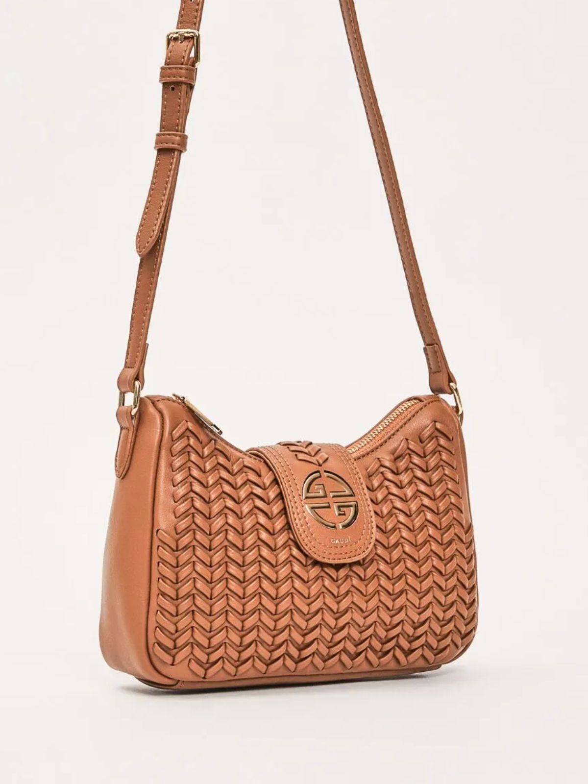 Borsa crossbody in similpelle bottalata Donna - Gaudi Accessori - World Fashion