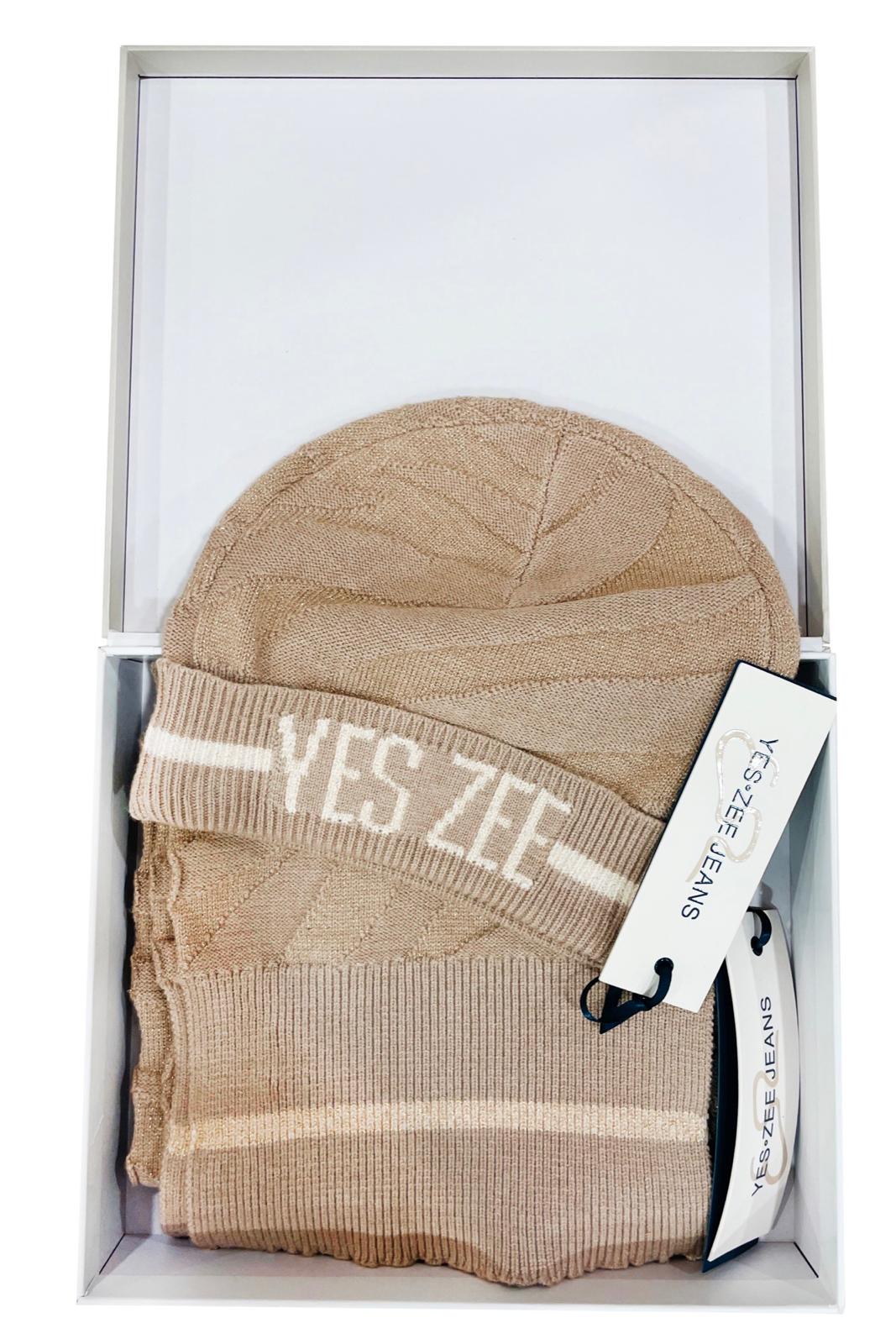 Box Regalo: Sciarpa + Berretto Donna Donna - Yes Zee - World Fashion