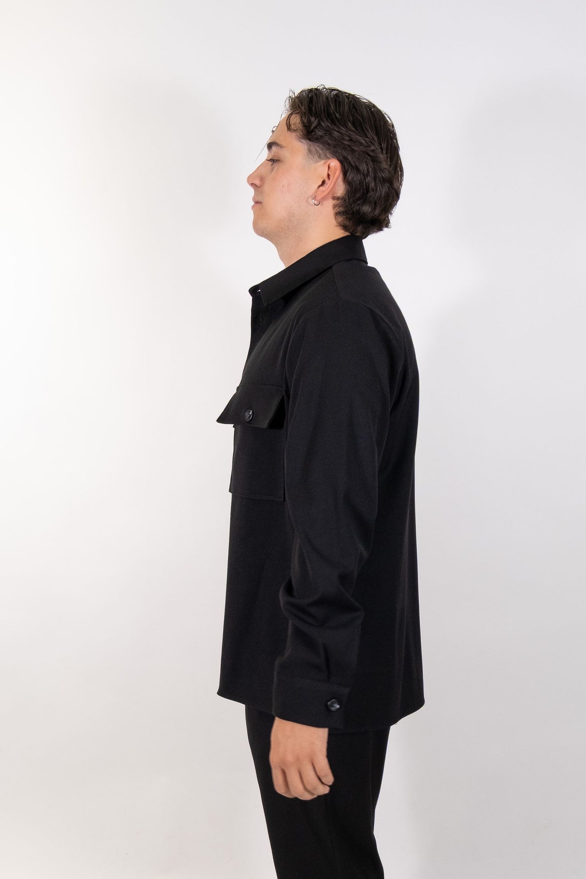Imperial - Camicia con tasche frontali e bottoni a vista - Uomo