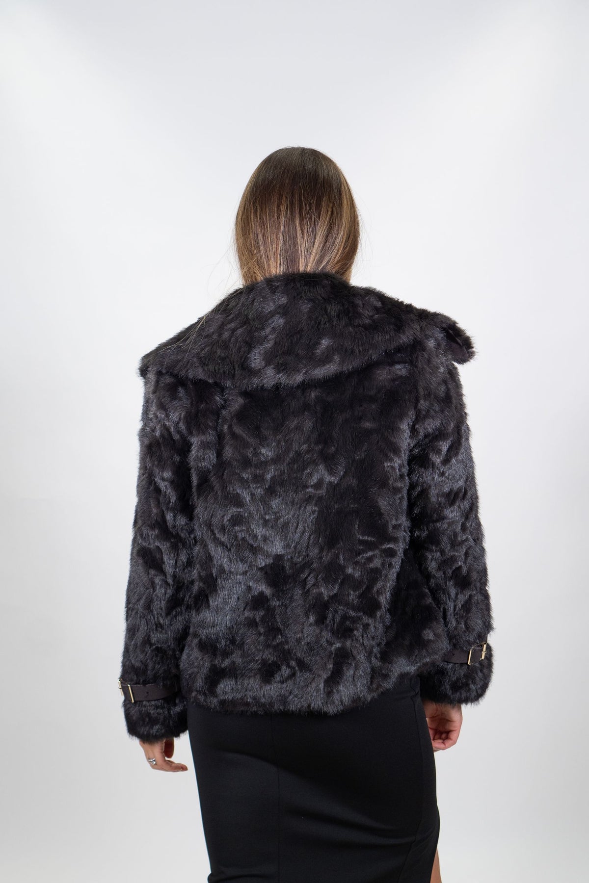Yes Zee - Giacca in tessuto effetto peluche - Donna