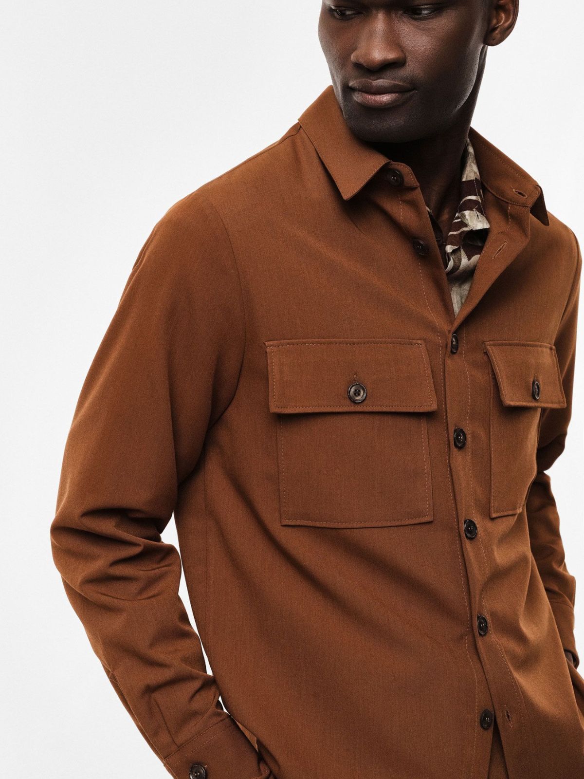 Camicia classica con tasche frontali applicate Uomo - Imperial - World Fashion