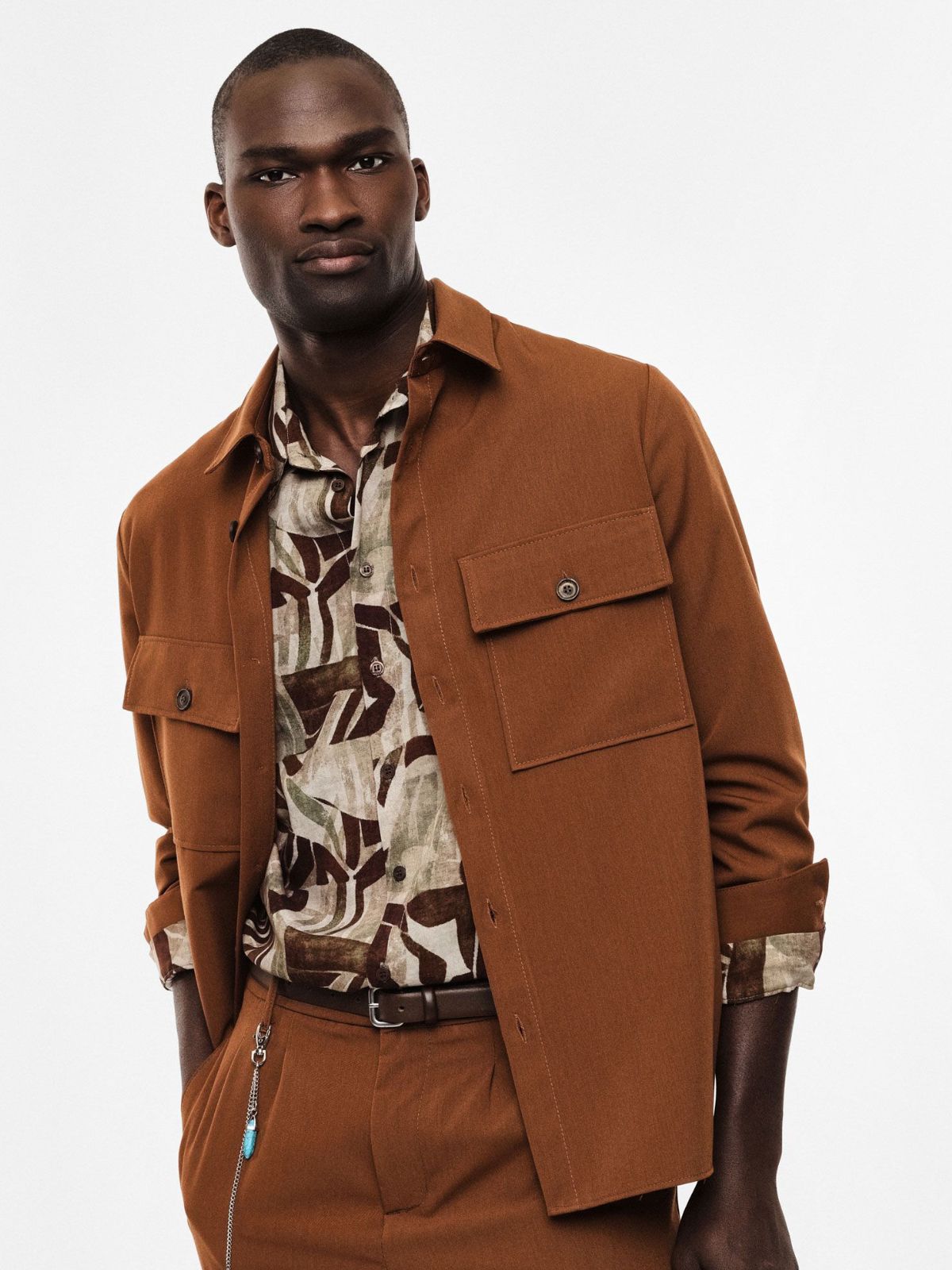 Camicia classica con tasche frontali applicate Uomo - Imperial - World Fashion