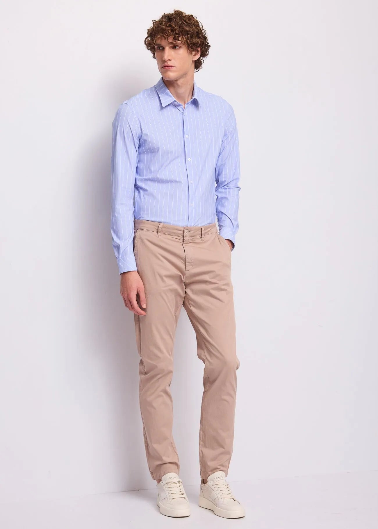 Camicia Collo Italiano Fit Slim M/Lunga in nylon Uomo - Gaudì Jeans - World Fashion