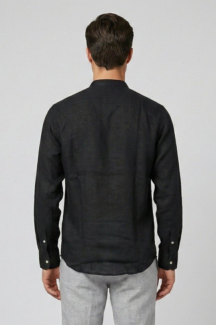 Camicia coreana in lino Uomo - Markup - World Fashion