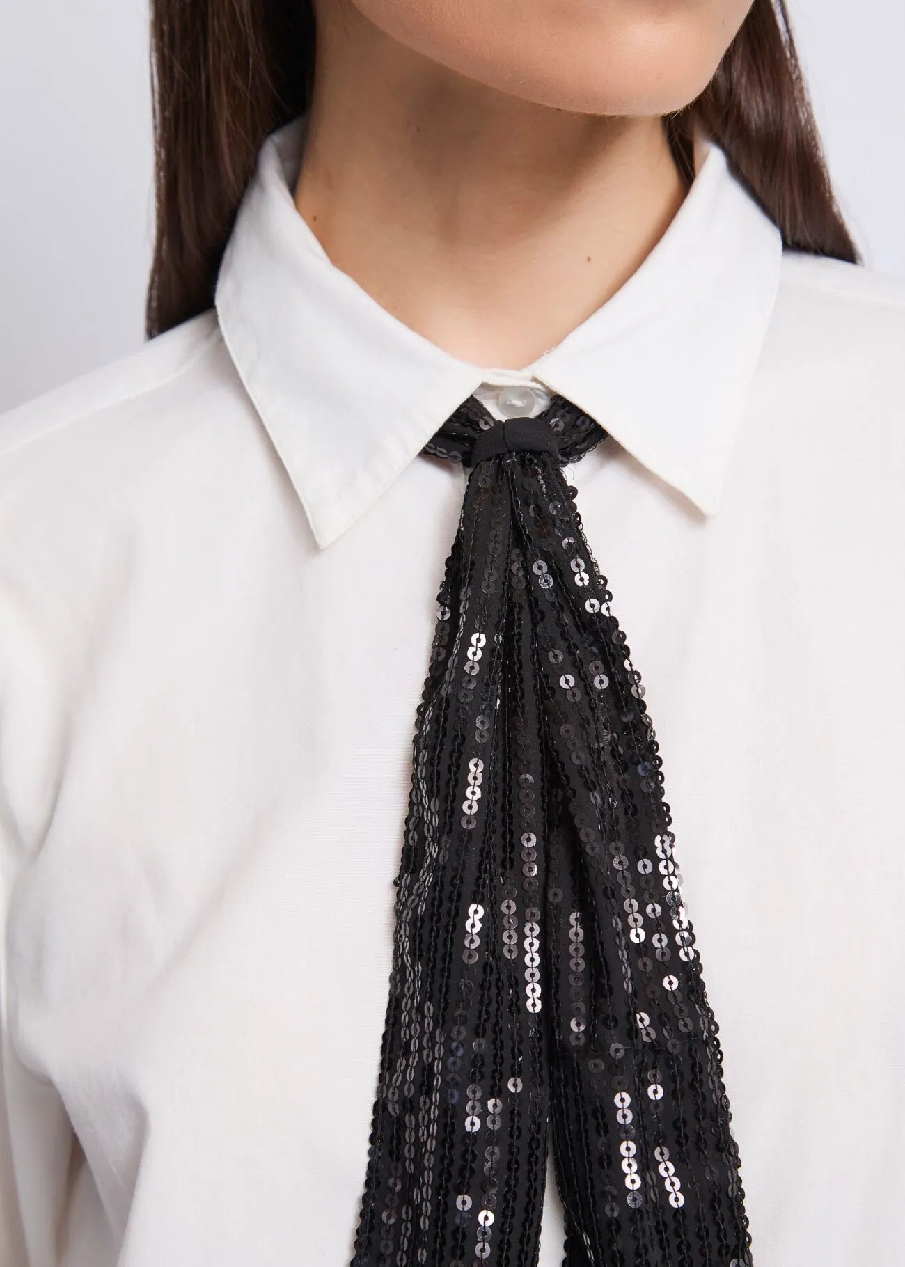 Camicia in popeline con foulard Donna - GAUDI FASHION - 521FD45019 - World Fashion