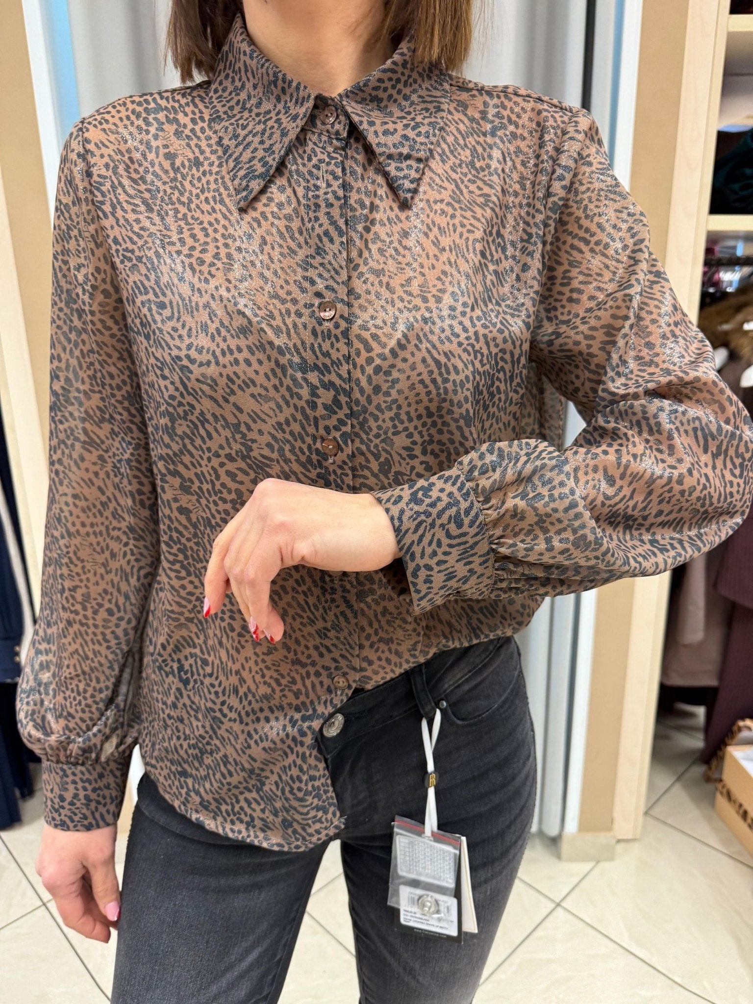 Camicia manica lunga Donna - Yes Zee - C013C501 - World Fashion