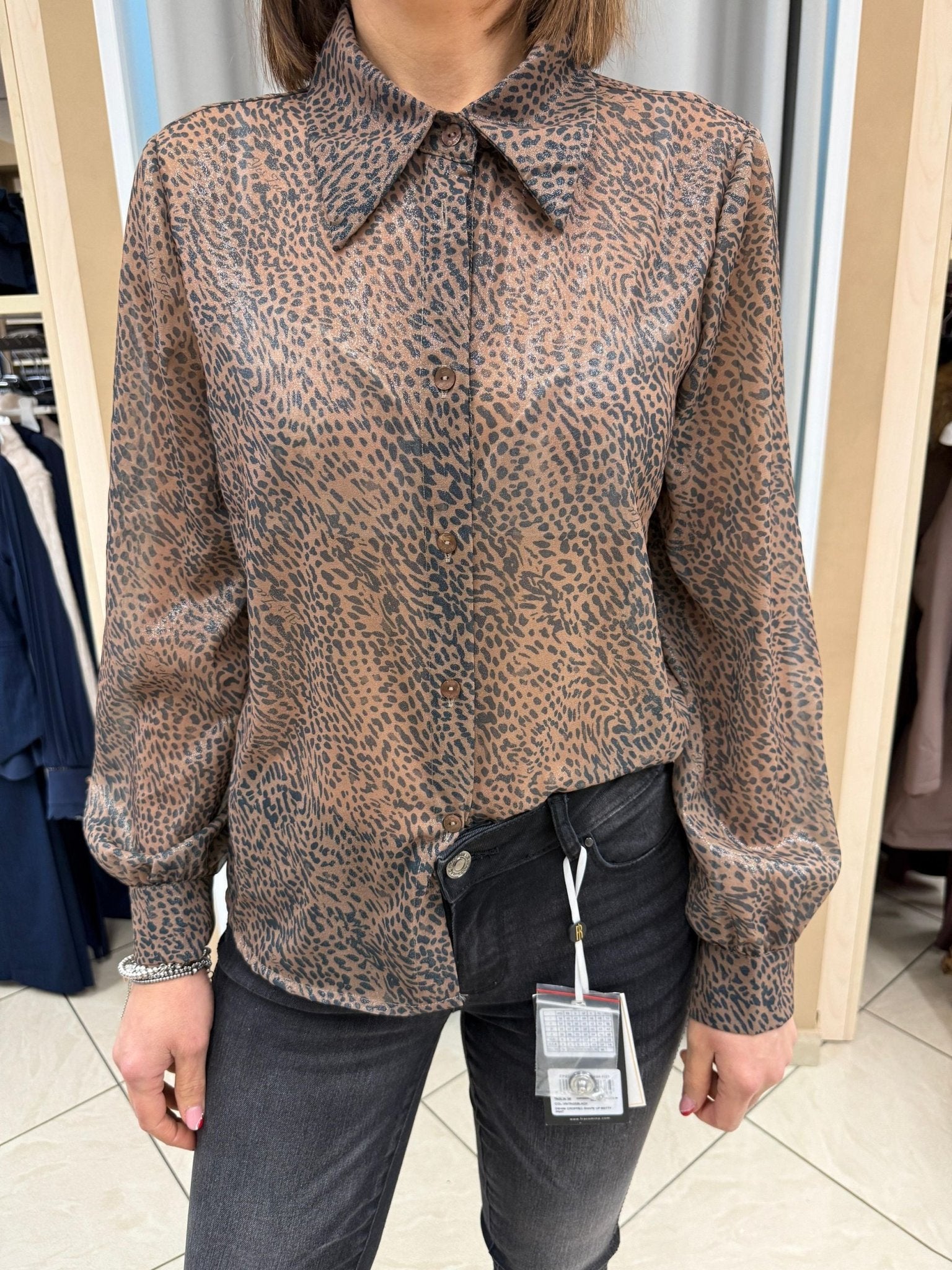 Camicia manica lunga Donna - Yes Zee - C013C501 - World Fashion