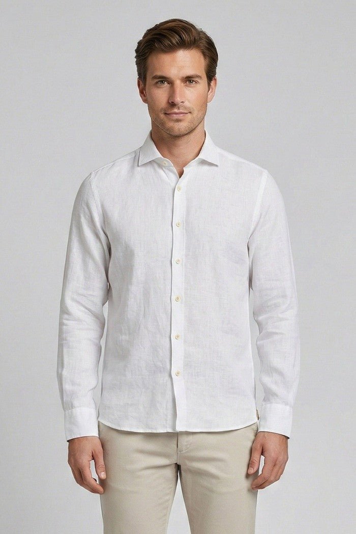 Camicia M/L Collo Francese 100 Uomo - Markup - World Fashion
