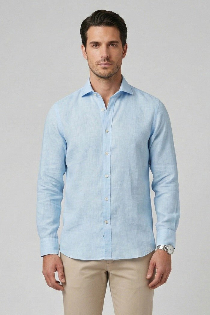 Camicia M/L Collo Francese 100 Uomo - Markup - World Fashion