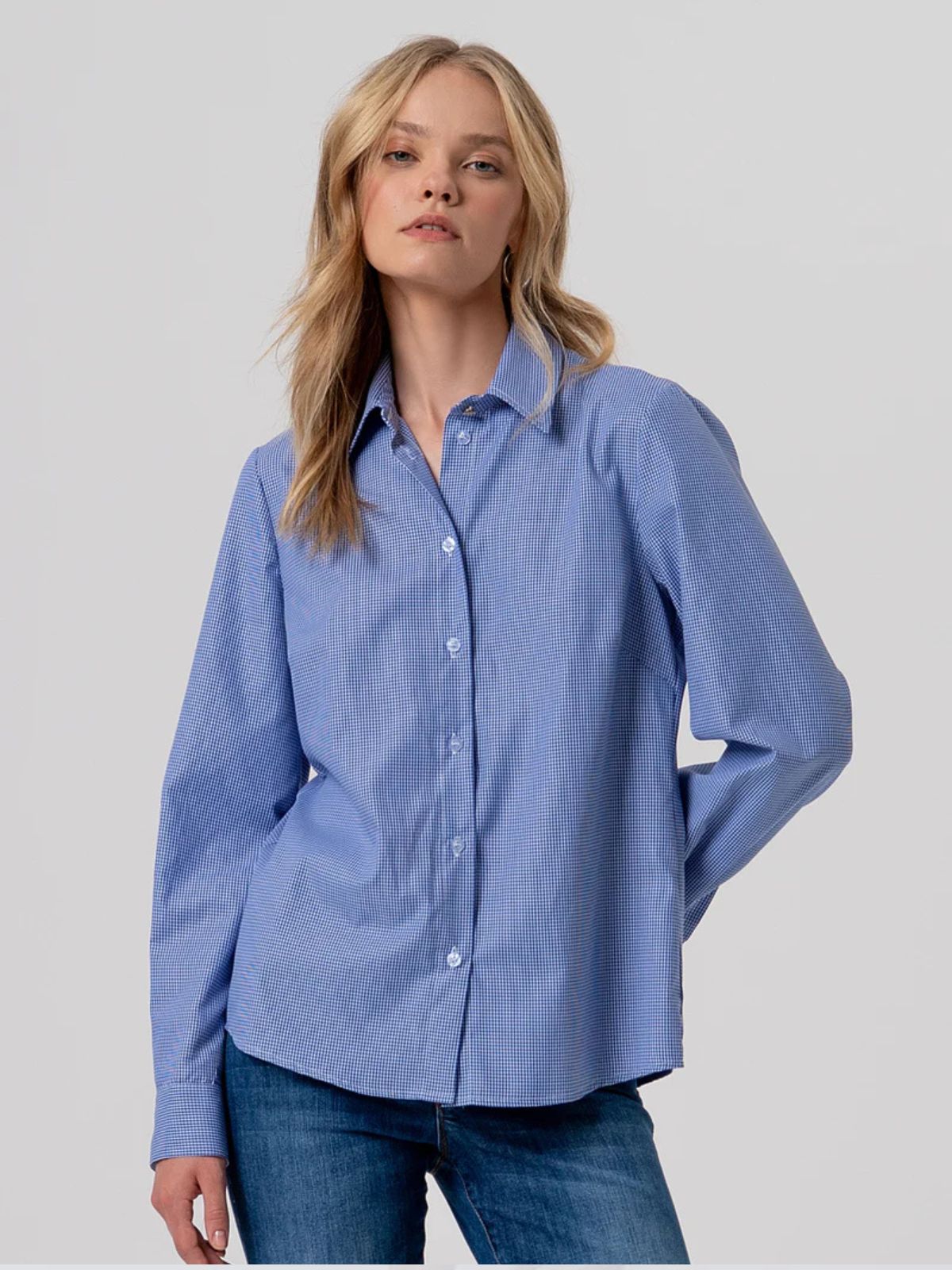 Camicia regular a quadretti Donna - Fracomina - World Fashion